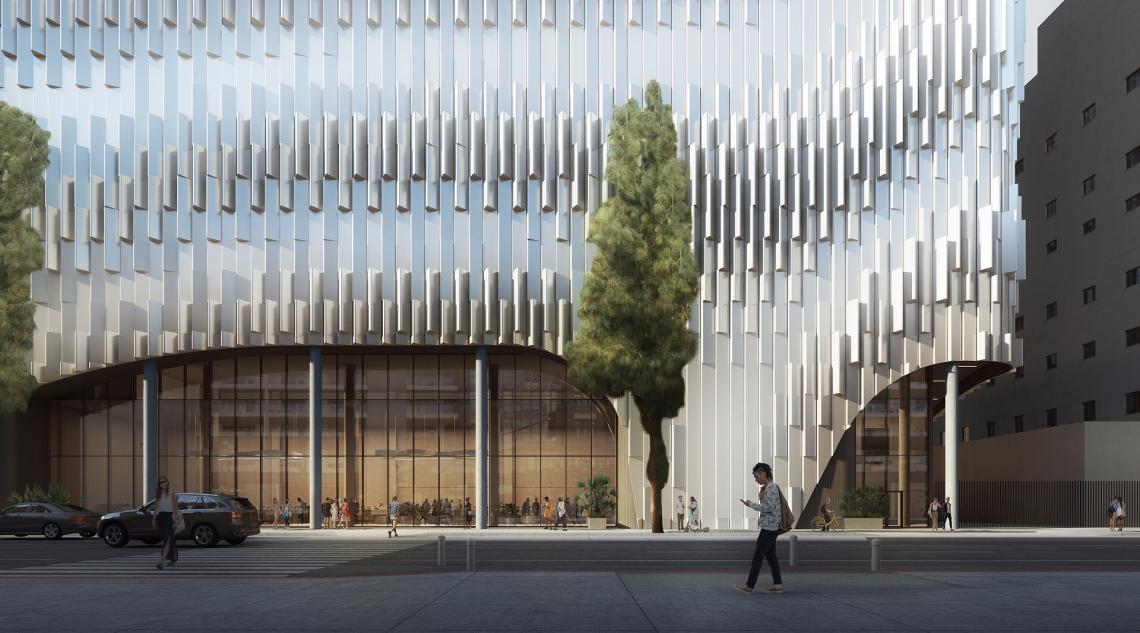 Renderings revealed: eyecatching data center at 727 S Grand Renderings revealed: eyecatching data center at 727 S Grand